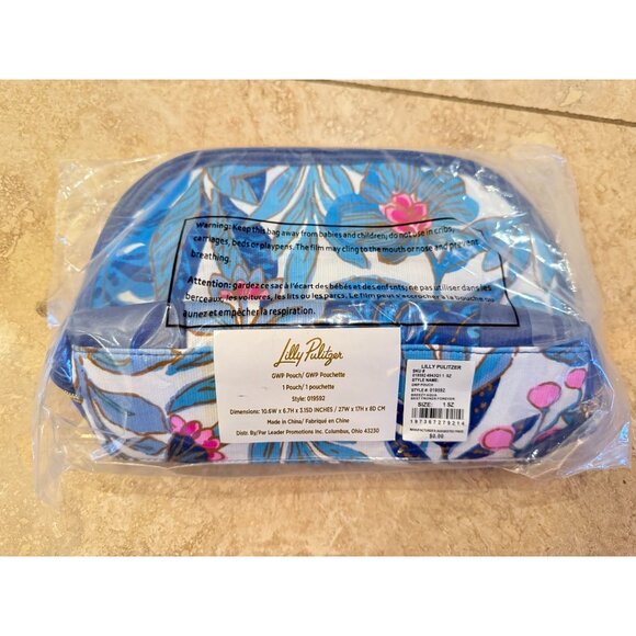 Lilly Pulitzer NWT 3 Piece Set Duffle Bag Tote Bag & Pouch Best Fronds Forever F - Picture 7 of 9